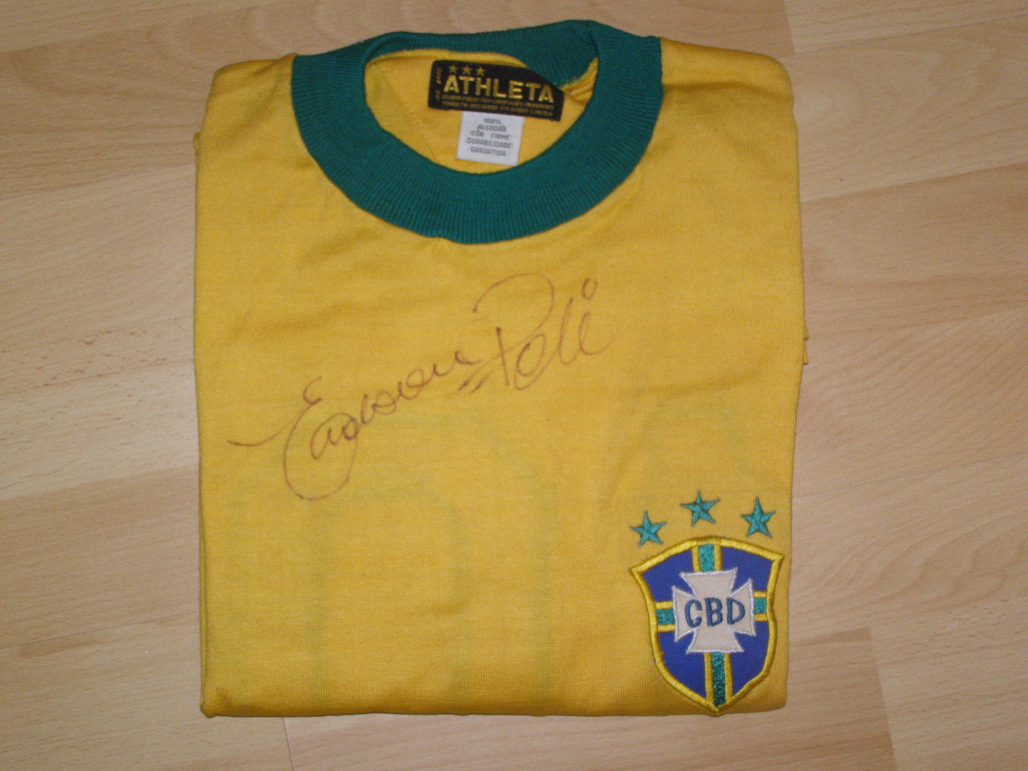 Originálny dres od Pelého - Authentic shirt of Pel